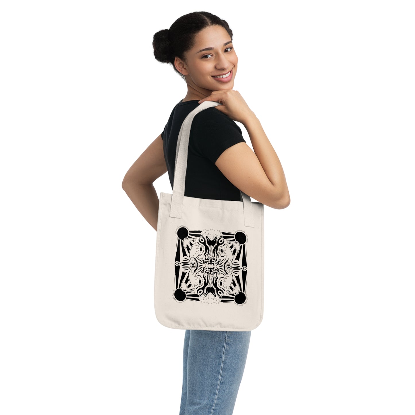 Dolphin Eyes Tote Bag
