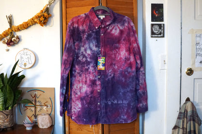 Flannel Hand Dyed Purple (XL)