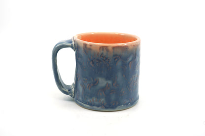 SECOND Dancing Eyes Blue and Orange Mug