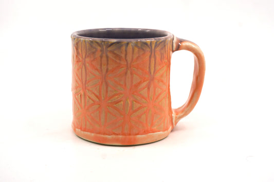 Flower of Life Pink and Purple Mug