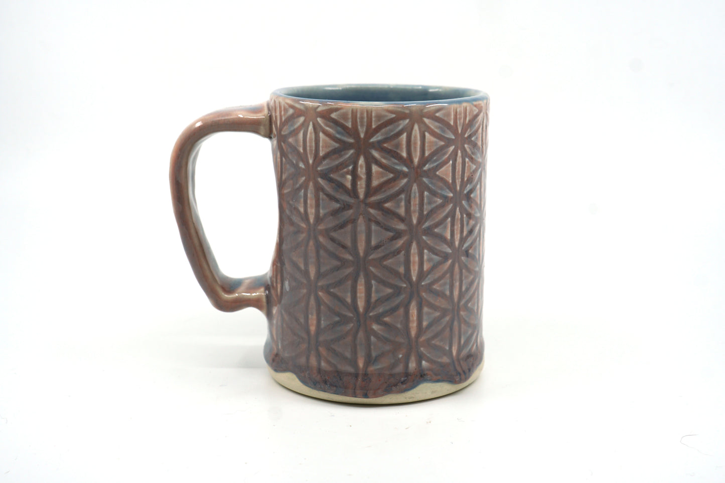 Flower of Life TALL Purple Mug