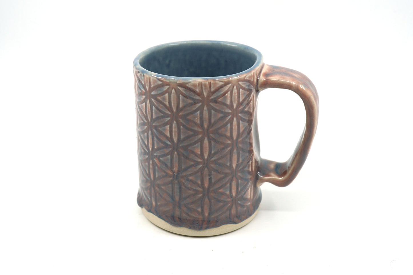 Flower of Life TALL Purple Mug