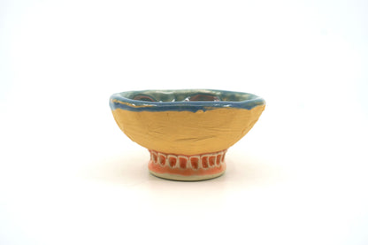 Salt Pinch Baby Footed Bowl Yellow