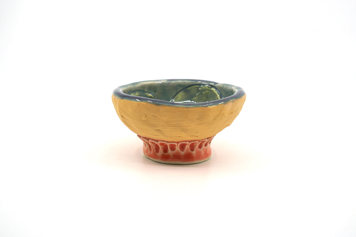 Salt Pinch Baby Footed Bowl Yellow