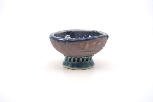 Salt Pinch Baby Footed Bowl Purple